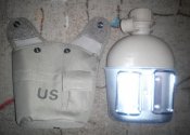 Фляга US 1 литр с подфляжником в комплектном термочехле Tan!