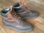 Timberland - кожаные походные  ботинки разм.39