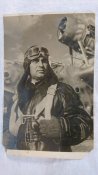 Открытка 1947 г. Летчик морской авиации капитан Сечкин В.М.