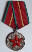 серебряная  медаль 20 лет выслуги Вооружённые силы СССР