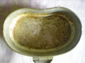 Крышка от армейского котелка СА новая,есть дырочка,можно запаять