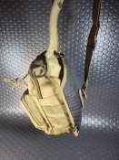 Однолямочник.Однолямочный рюкзак.Койот.Новый
