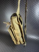 Однолямочник.Однолямочный рюкзак.Койот.Новый