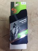Трекінгові шкарпетки InMove Trekking Deodorant Silver, розмір 35 - 37, чорні. Новий товар.