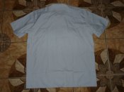Рубашка №2 короткий рукав полиция Швейцария size 44/17/52р. серо-голубая склад.
