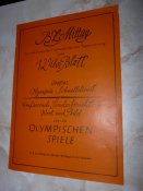 Два журнала Berliner Mufrrirte Zeitung 1936г.+ флаер Олимпиада в Берлине