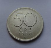 50 эре. Швеция 1950г. Ag.jpg