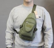 Тактическая, штурмовая, военная, универсальная, городская сумка на 5-6 литров olive (727-O)
