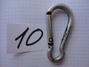 Карабин алюминиевый Not For Climbing с прямой защелкой  (Лот№10)