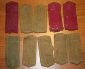 Погоны СССР 10 шт. (4 пары + 2 шт.)