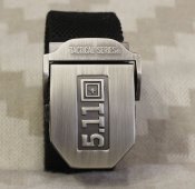 Тактический брючной ремень 5.11 с пряжкой tactical black (5.11 Кобра BK)
