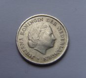 0,1 гульдена. Нидерландские Антиллы 1962г. Ag+.jpg