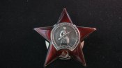 Орден Красной Звезды серебро редкая разновидность кривой штык примкнутый штык
