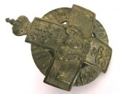 Полковой знак 45 - й пехотный азовский фельдмаршала графа Головина , оригинал