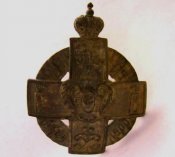 Полковой знак 45 - й пехотный азовский фельдмаршала графа Головина , оригинал