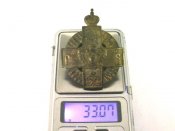 Полковой знак 45 - й пехотный азовский фельдмаршала графа Головина , оригинал