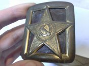 Ремень и пряжка генеральская довоенного образца позолота редкость