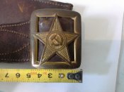 Ремень и пряжка генеральская довоенного образца позолота редкость
