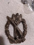 Наградной знак 3го Рейха "пехотный штурмовой знак RS" оригинал