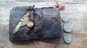 Остатки кошелька с вороной сс