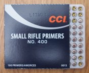 Капсюль CCI #400 Small Rifle (boxer) - 4,4 мм - 1000 грн/500шт