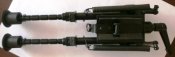 Сошки 6-9 дюймов с качалкой и с подлоком, аналог Харрис(длина ноги от 14 до 23см)