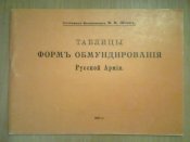 Шенк В.К. Таблицы форм обмундирования Русской Армии.