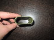 Резиновая накладка на пистолетную рукоять. олива