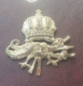 Петличный знак пудеметчика Австро-Венгрия ПМВ