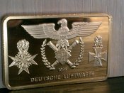 Deutsche Luftwaffe - сувенирный слиток