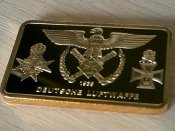 Deutsche Luftwaffe - сувенирный слиток