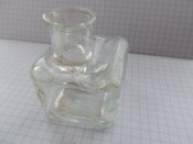 стекляная чернильница. австрия пмв.