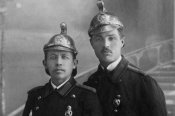 Нагрудный знак пожарника. Российская Империя.И.Р.П.О. Винтовой.Редкий.