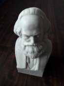Бюст Карл Маркс, клеймо КРМ