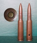 Советский патрон 7,62х54R с лёгкой пулей Л. Клеймо 60 50.