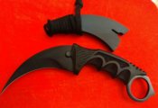 Нож тактический-черный коготь (karambit).Блиц.