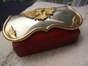 Антуражная сигаретница/шкатулка - лядунка офицера кавалерии/ландвера, Австро-Венгрия. Цену снизил!