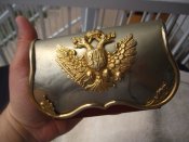 Антуражная сигаретница/шкатулка - лядунка офицера кавалерии/ландвера, Австро-Венгрия. Цену снизил!