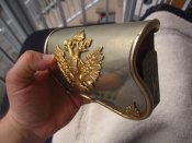 Антуражная сигаретница/шкатулка - лядунка офицера кавалерии/ландвера, Австро-Венгрия. Цену снизил!