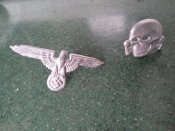кокарды  на фуражку сс  копия