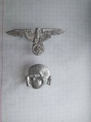 кокарды  на фуражку сс  копия