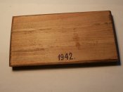 Табличка с банки для пороха к 100 мм орудию образца 1918 года .