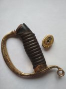 Ручка офицерской шашки РИА обр.1909г.
