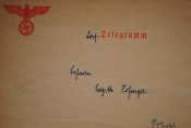 Конверт для телеграммы. Рейх.