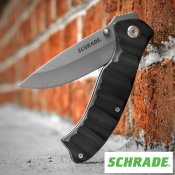 Складной нож от компании Taylor Brands LLC (Schrade). Модель SCH221BK.