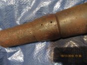 Мина к Австро-Венгерскому миномету "6 cm Minenwerfer M.17 Kolben (Миномёт Кольбена - малый). По ПМВ.