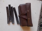 Подсумок СКС +4 планки (кожа)