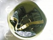 Шлем (каска) СШ 40,новая с брезентовым ремешком