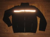 Лот №А2032 Куртка полиции Британии на флисе (чёрная) Unisex Fleece р. LT