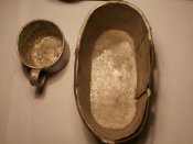 Котелок и кружка с позиций  по войне 1941 - 43 годов .